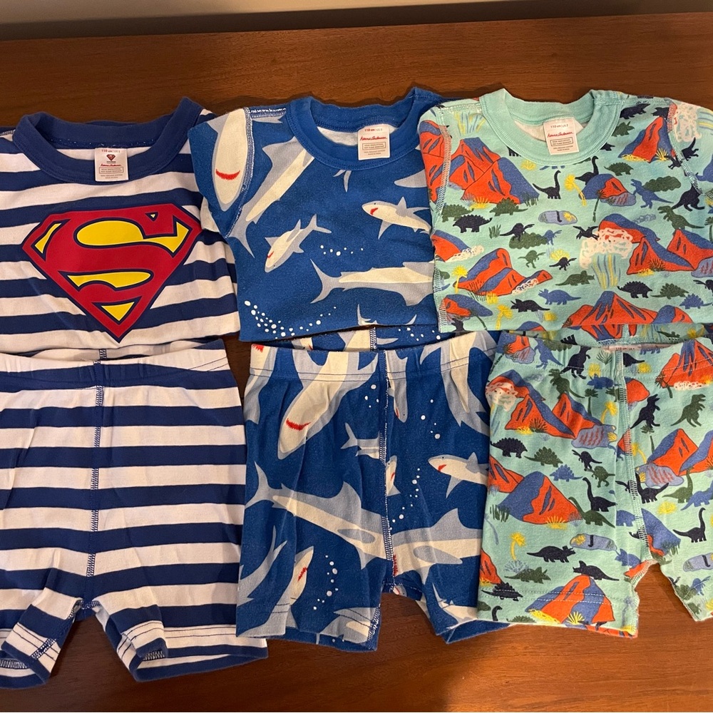 Hanna Andersson Organic Cotton short sleeves pajama sets